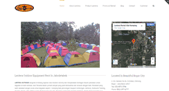 Desktop Screenshot of lenteraoutdoor.com